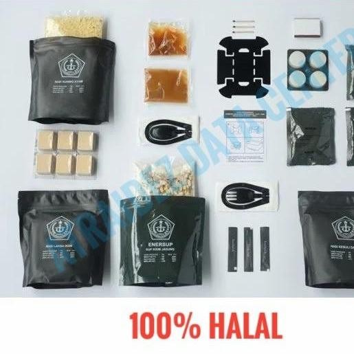 Ransum TNI T2PJ Konserven Nasi Bantal Instan Makanan Kaleng Pendaki