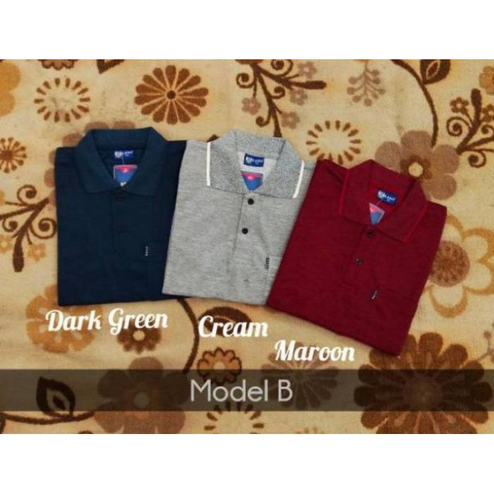 KAOS KERAH PRIA SAKU DEWASAKAOS POLO SHIRT POLOS SAKU LENGAN PENDEK KODE 1250