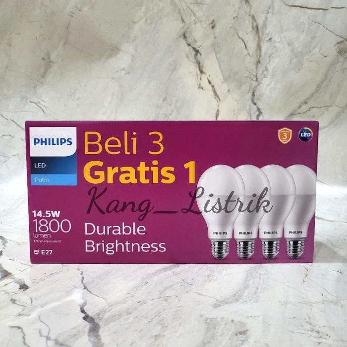 New Lampu LED Paket PHILIPS 14,5 Watt Mycare Multipack Philips 14,5W