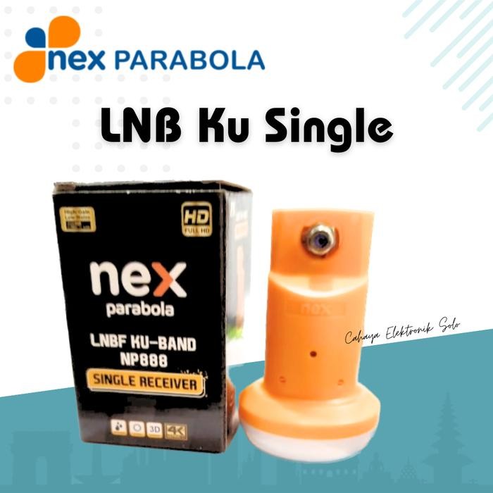 3j4e- Matrix Nex Lnb Ku Single 1 Out Band Mk Ii Offset Parabola Ninmedia Dish Kecil Ses9 Nex