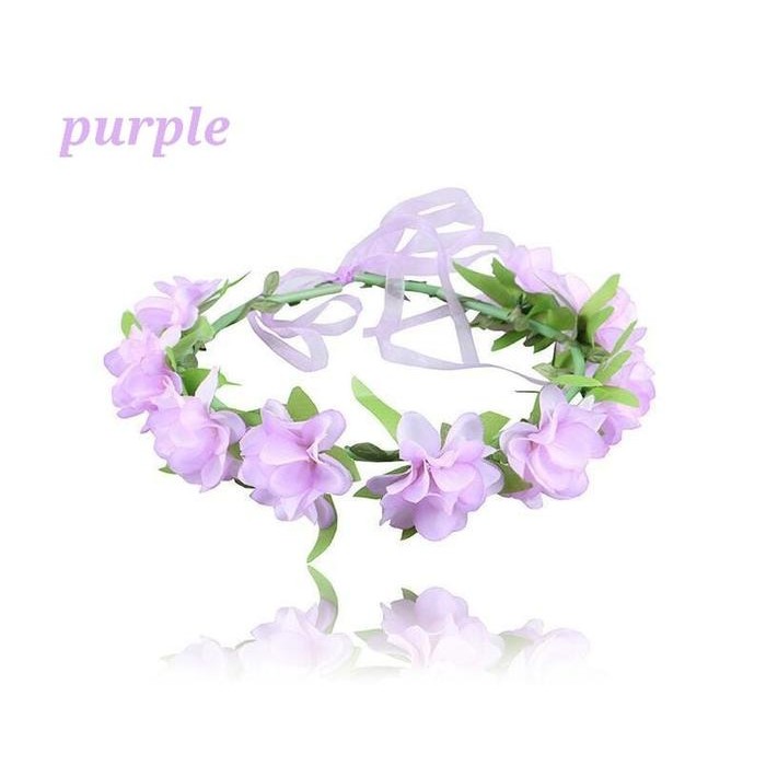 kfiv Bajukiddie Sakura Headband Mahkota Bunga Aksesoris Anak Perempuan Cantik