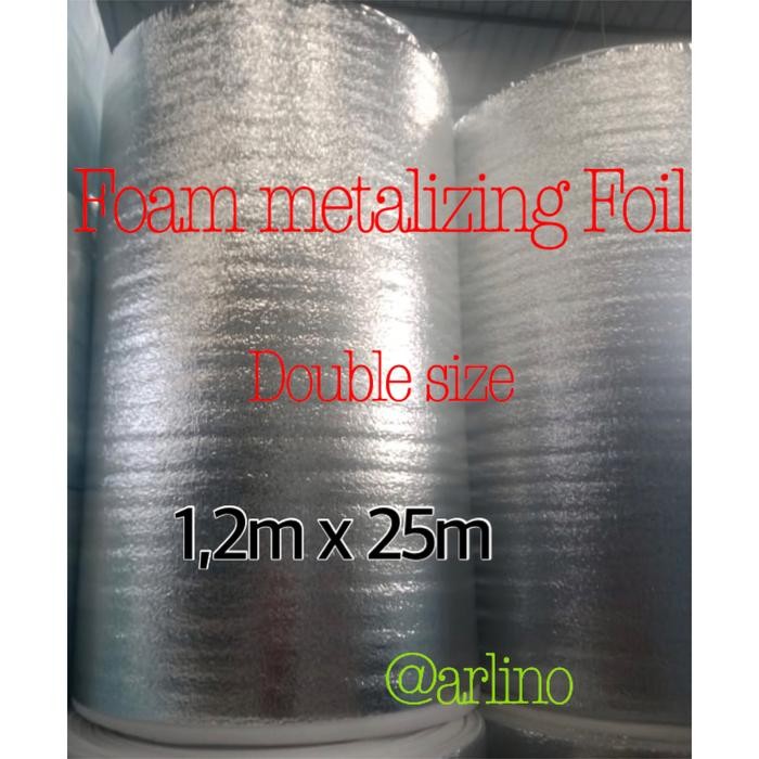 Thermal Foam Metalizing Foil Peredam Panas Atap Dan Suara Hujan Roll