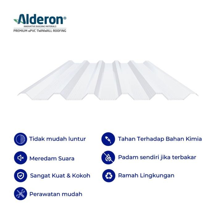 Alderon Tp - Atap Alderon Transparan Double Layer