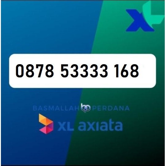 Nomor Cantik XB78 53333 168 Perdana XL 4G 5G YOP925