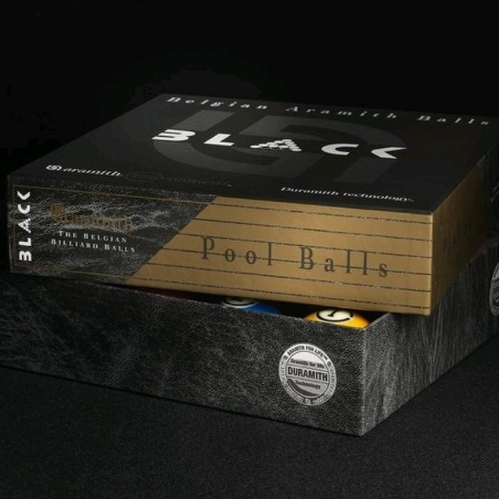 AramithTournamentBlackTvBallSet~BolaBilliardAramithBlack