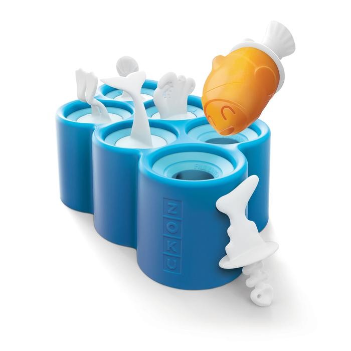 Zoku Fish Ice Pop Mold - Cetakan Es Krim Karakter, Cetakan Es Krim Bentuk Ikan, Cetakan Es Krim