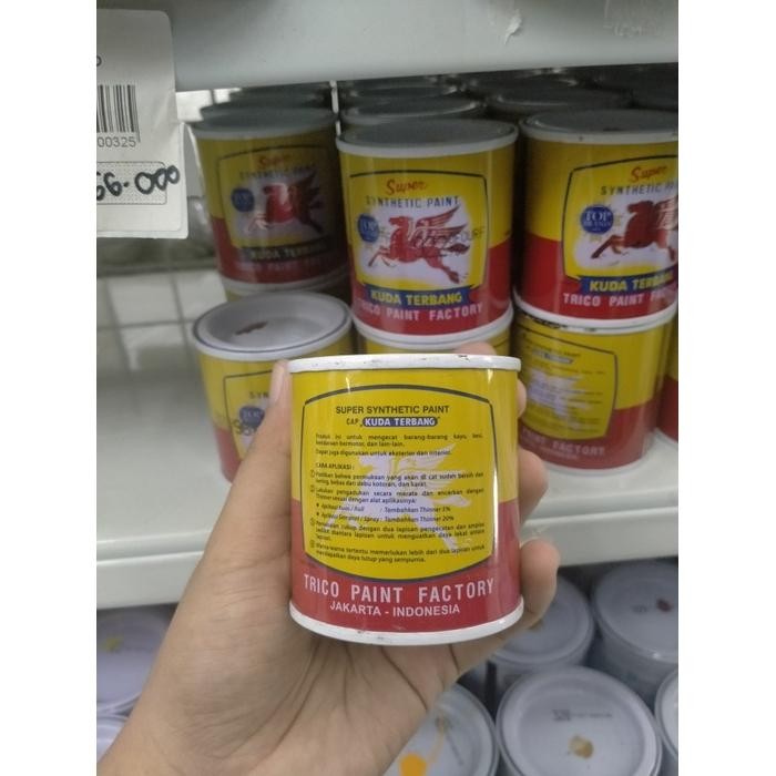 Cat Kuda Terbang: cat minyak / cat besi / cat kayu kecil - HITAM