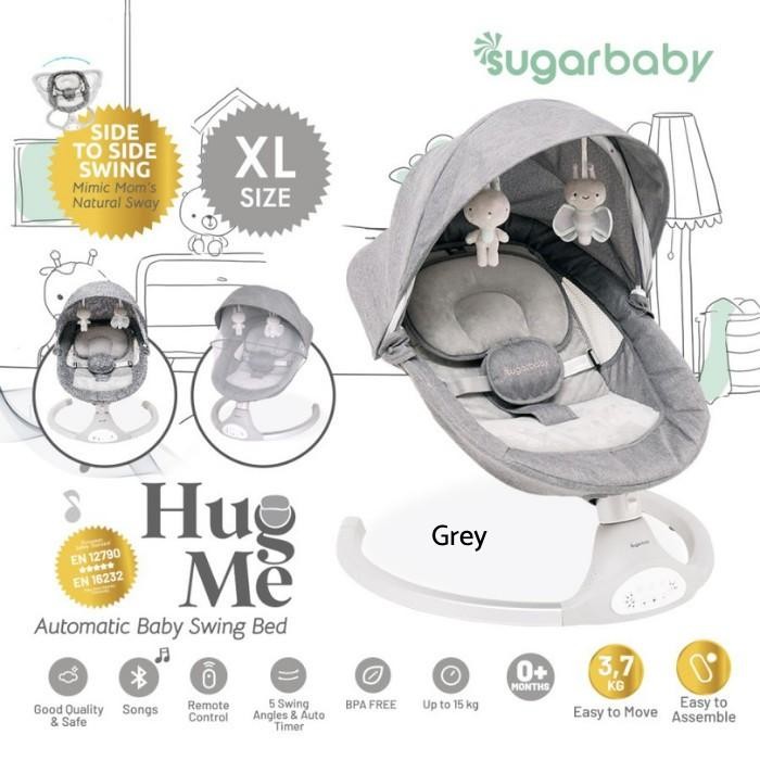 Sugar Baby Hug Me Automatic Baby Swing Bed - bouncer swing ayunan bayi