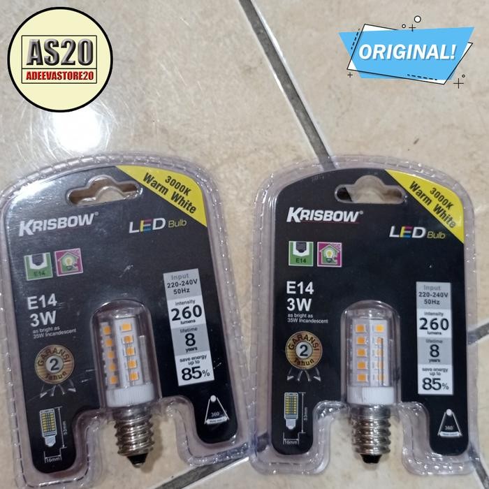 dfue- Lampu Led Krisbow 3 Watt Type E14
