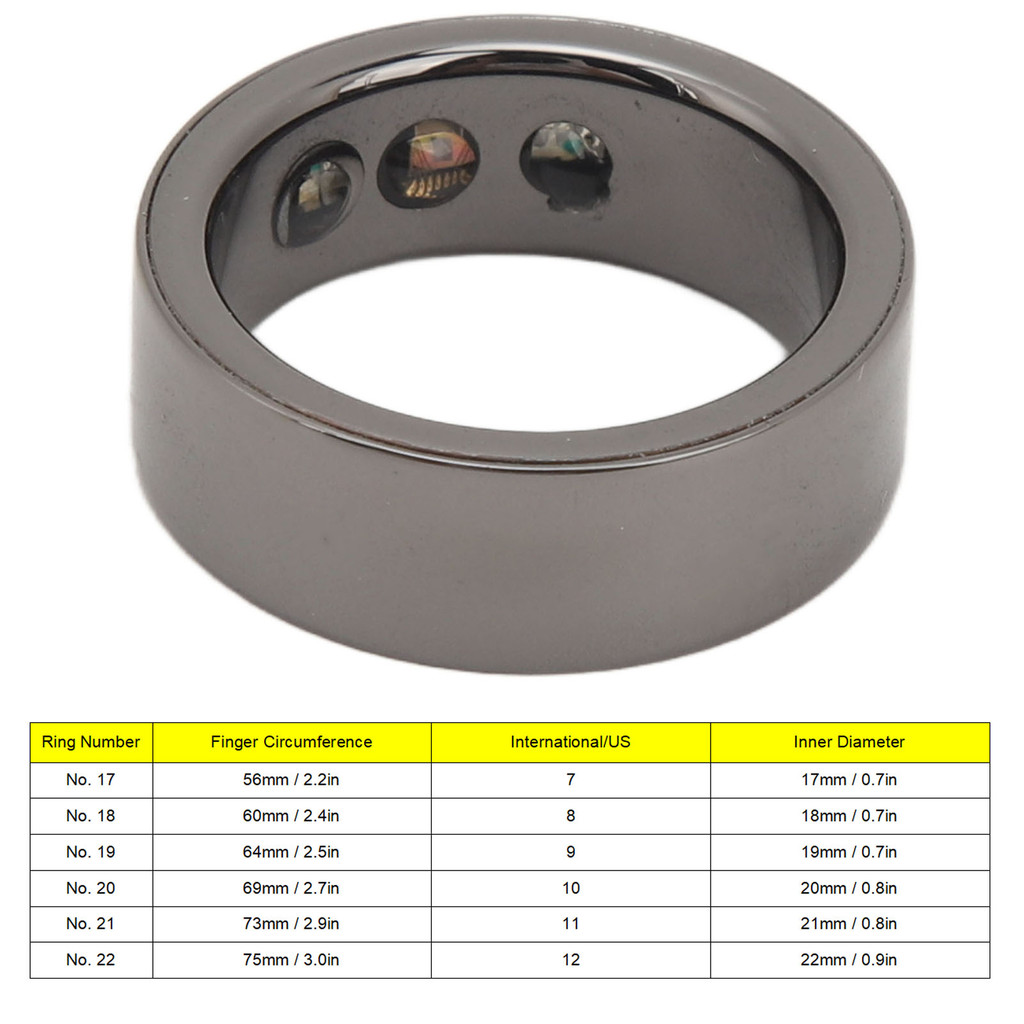 Smart Ring Health Tracker Bluetooth Health Fitness Tracker Waterproof Smart Ring Activity Tracker Un