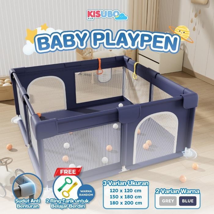 TERBARU KISUBO Playpen Pagar Pengaman Bayi Tempat Bermain Anak Pagar Mainan Anak Pagar Bayi Kolam