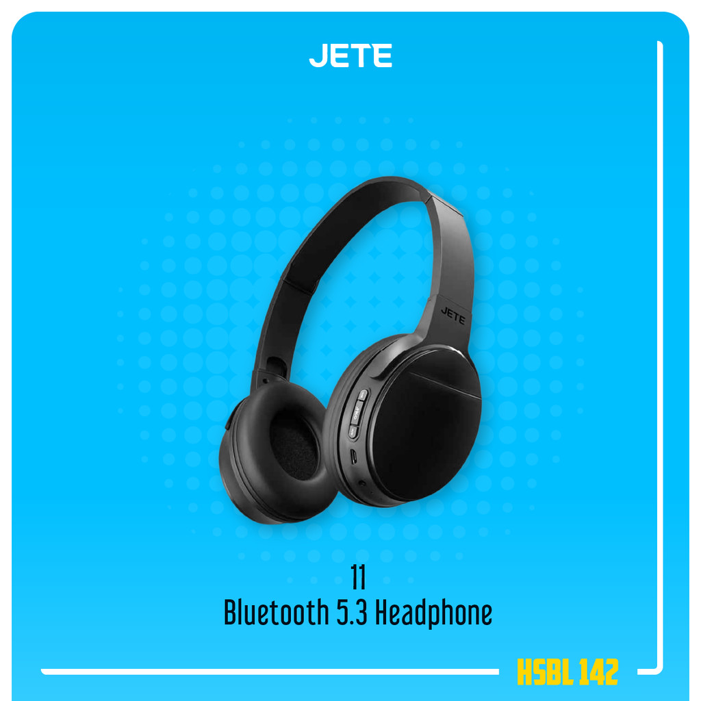 JETE 11 Bluetooth 5.3 Deep Bass Wireless Headphone Headset
