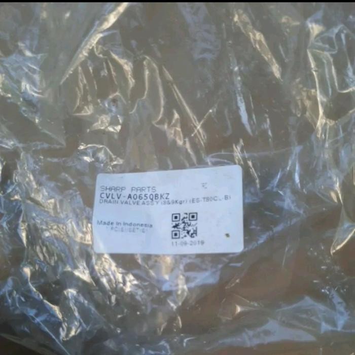 VALVE PEMBUANGAN AIR MESIN CUCI 2 TABUNG SHARP ASLI