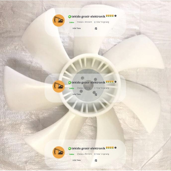 Kipas Radiator Zaxis 48U Zx48 Kipas Radiator Zx48U