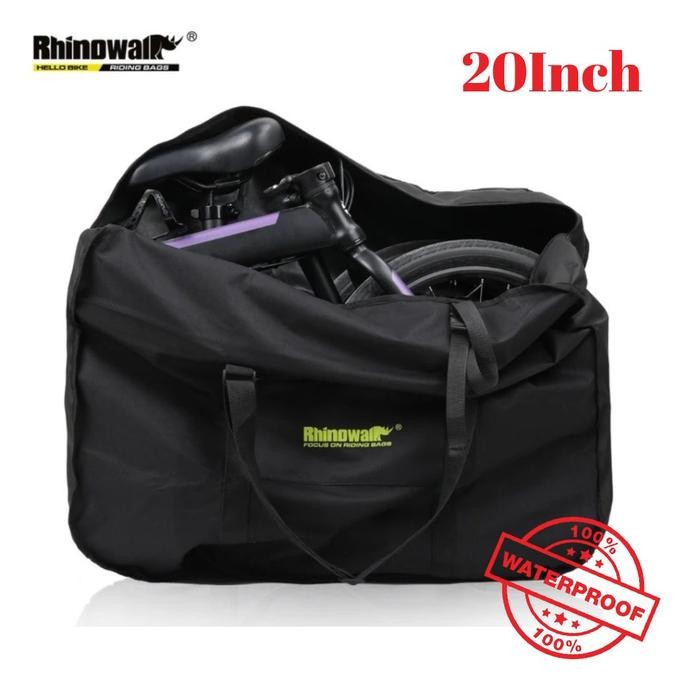Pasific Sports - Tas Sepeda Rhinowalk Sepeda Lipat 20 Inch Folding Bike Carry Bag Rf201