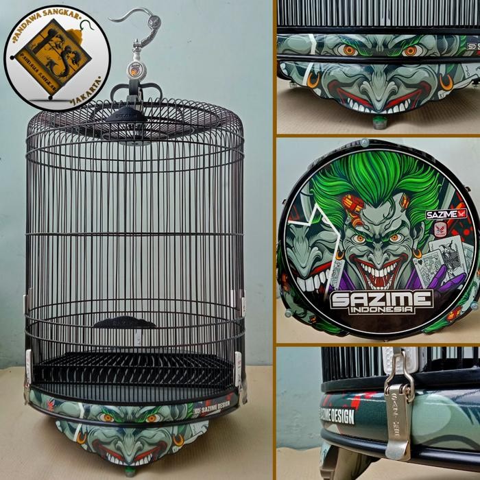 ASLI SANGKAR/KANDANG MURAI SAZIME PVC DECAL JOKER READY STOCK