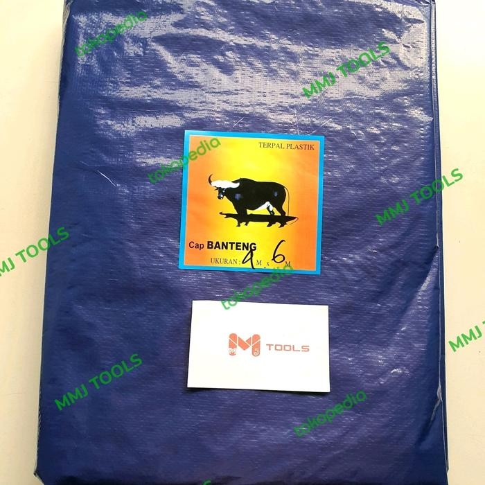 Terpal 4 x 6 meter Cap BANTENG - Terpal A3 cap BANTENG 4 x 6 meter