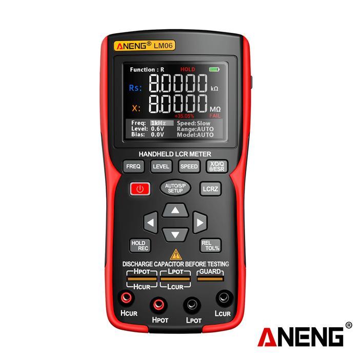 Aneng Lm06 Digital Bridge Lcr Meter Portable Capacitor Tester Inductance Tester Tools