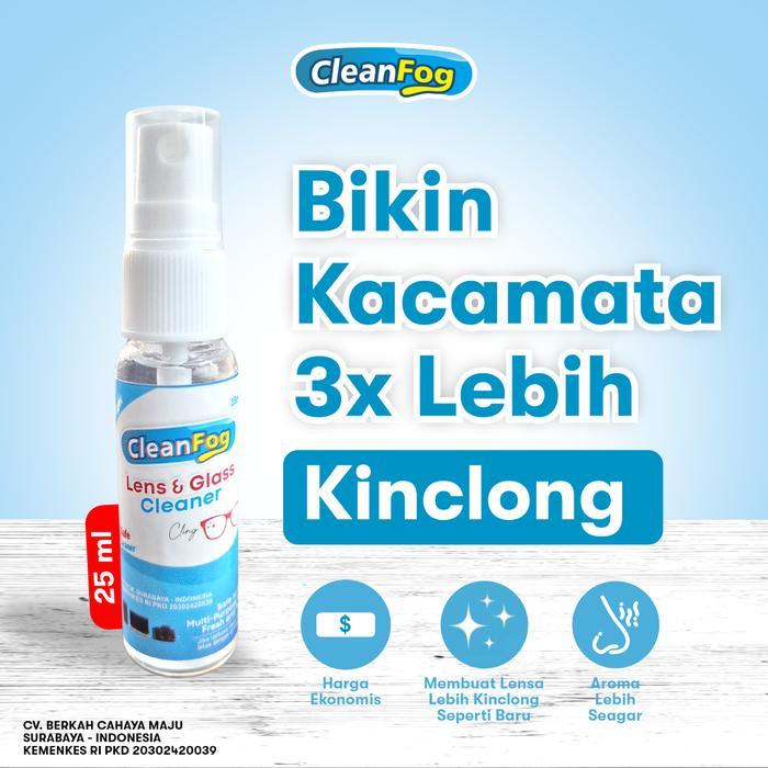 Pembersih Kacamata Spray Isi 25 ml Efektif Merawat Lensa Kacamata Mahal, Lensa Jernih Penglihatan