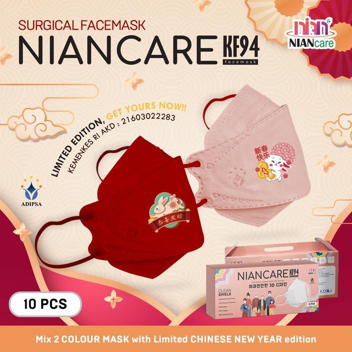 Masker Medis Niancare 4Ply KF94 Emikoawa -Evo Sensi Convex KN95 Pokana