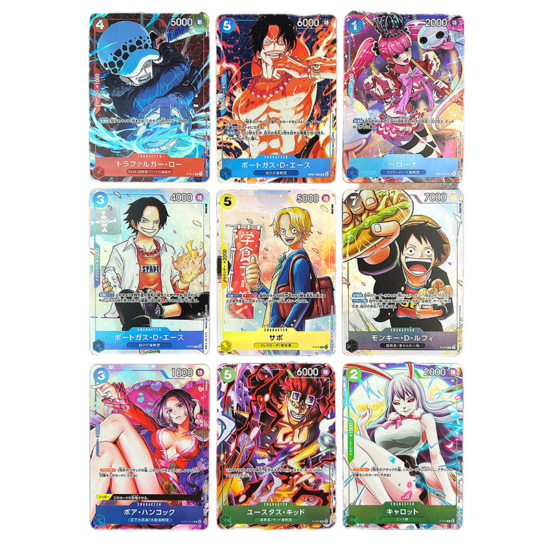 Anime Cards One Piece OPCG OP05 Nika Luffy Don Ace Sabo Boa Hancock Law Nami Zoro Replica Japanese
