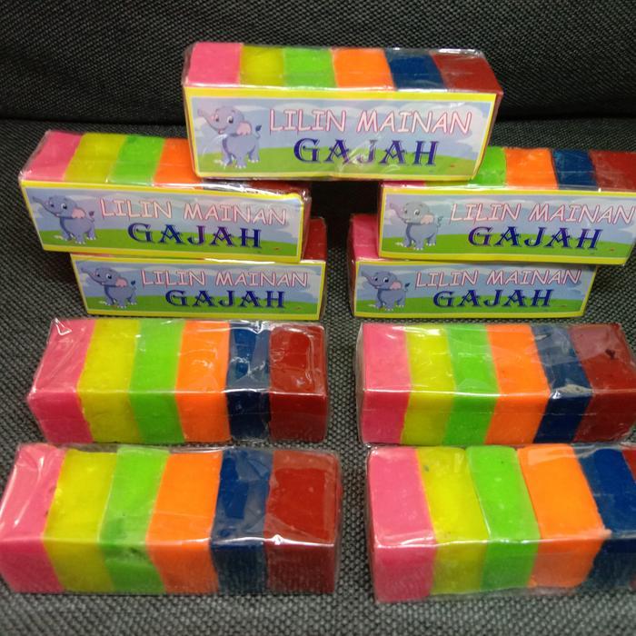 12 Pcs Malam Lilin Plastisin 6 Warna Terlaris