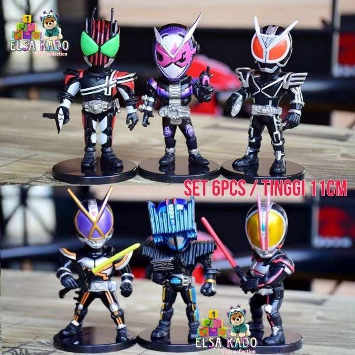 Converge Motion Action Figure Kamen Rider Faiz Decade Zi-o Delta Xaia Diend Chibi Large Size 11cm