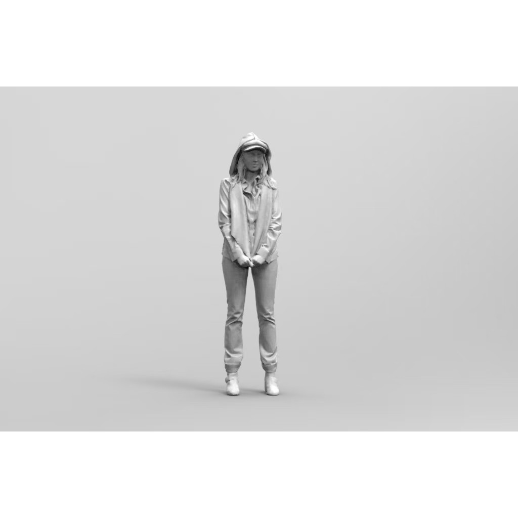 YM model 1/64 Resin model kits figure beauty colorless and self-assembled CC64006