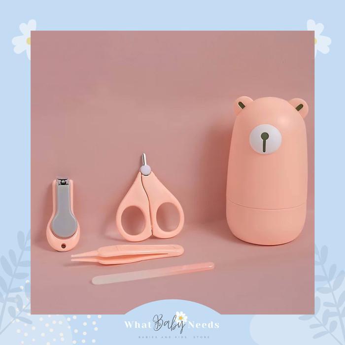 Promo Gunting Kuku Bayi Set / Safety Nail Clipper Baby Set Bear