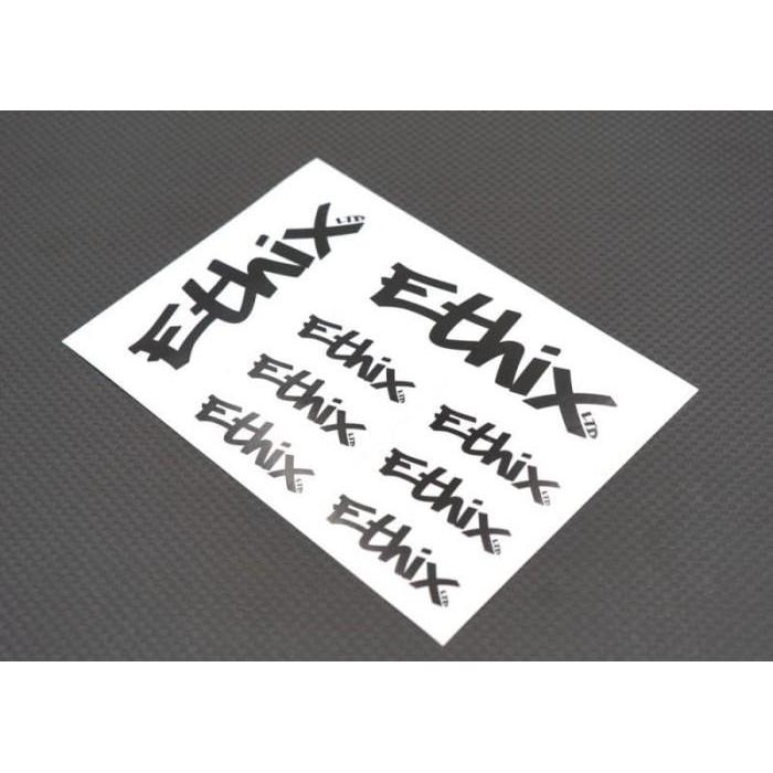 Khusus Grab Ethix Sticker Sheet White