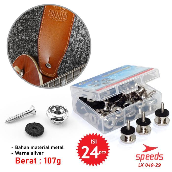 Pengunci Strap Gitar Pin Gitar - Strap Lock untuk Gitar Akustik Elektrik Bass