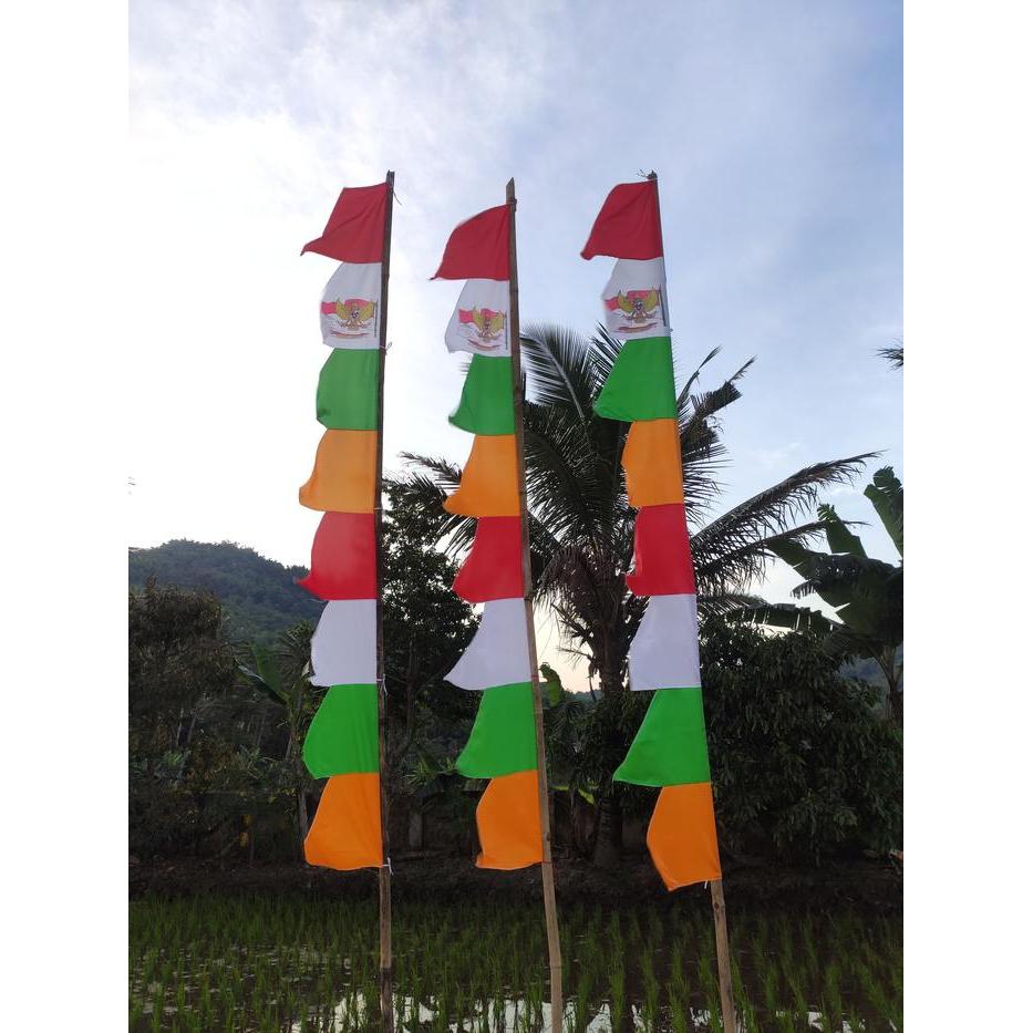 10 Pcs Umbul Umbul Segitiga