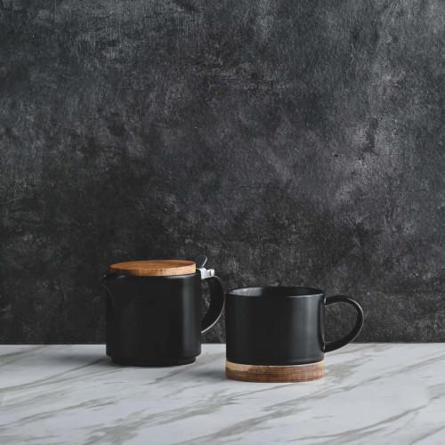 DISKON! Duquet Tea Set W02 Bone White / Teapot Set