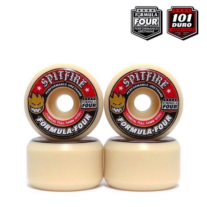 Spitfire F4 Conical Full 53mm 101Duro Skateboard Wheels