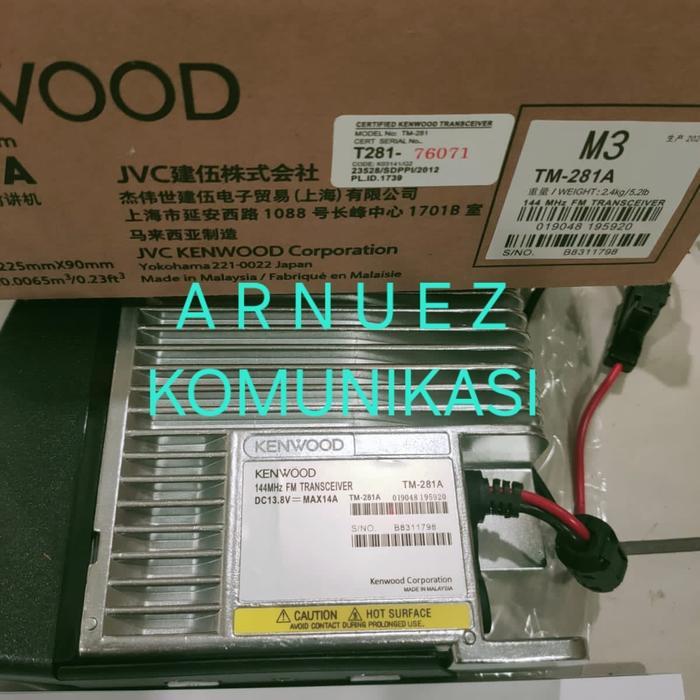RIG KENWOOD TM281 ORIGINAL