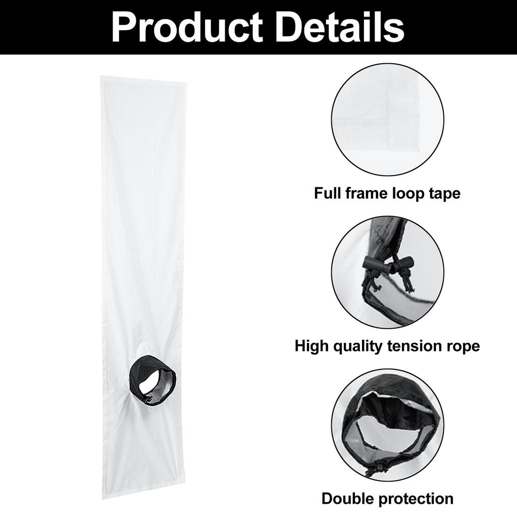 AC Window Vent Kit Window Vent Seal 2m 3m Mobile Air Conditioning Sealing Cloth AC Unit Window