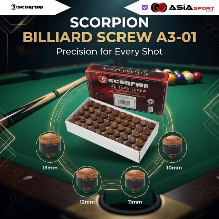 Screw Billiard Scorpion Billiard Screw Stik Billiard Scorpion A3-01