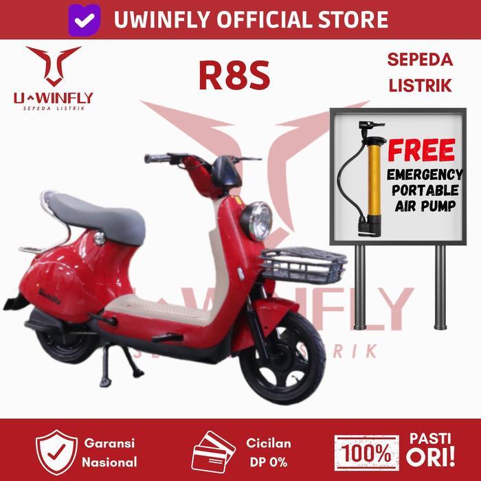 SEPEDA LISTRIK UWINFLY R8P REDFISH R8P NEW Garansi Resmi Uwinfly - R8S RED