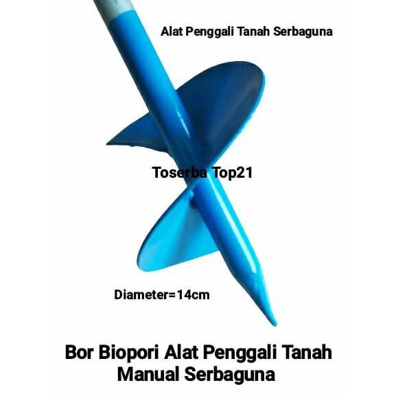 BOR BIOPORI SPIRAL ALAT BOR BIOPORI PENGGALI TANAH