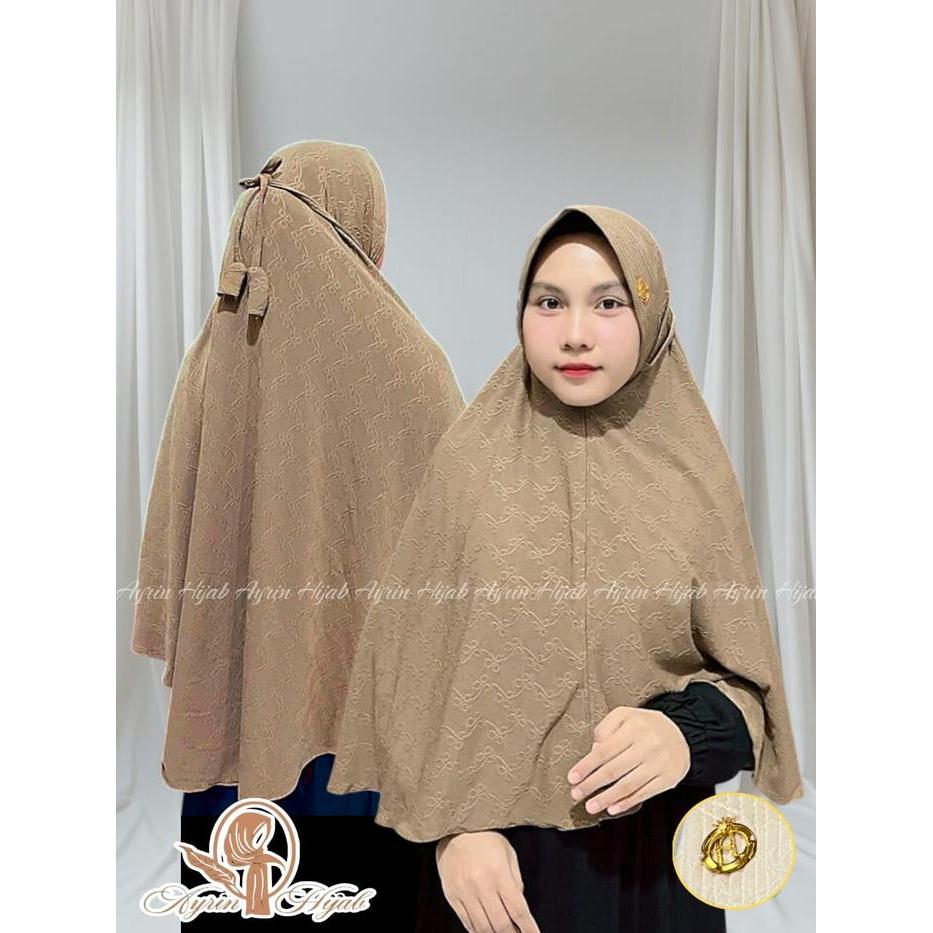 HIJAB INSTAN JUMBO LASER AMINAH / KHIMAR JERSEY JUMBO ORI AL FAJRIL COLLECTION