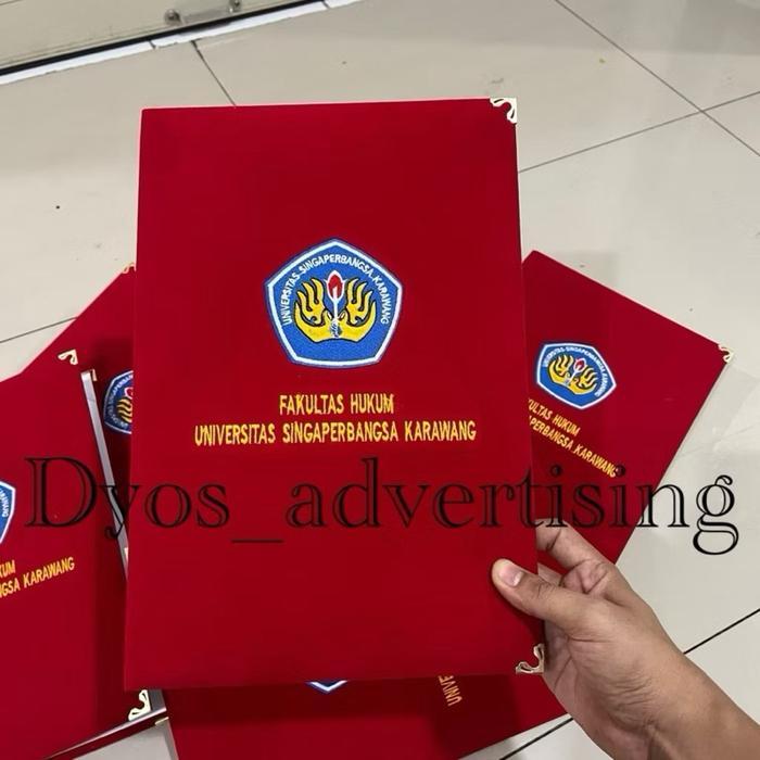 MAP BELUDRU CUSTOM LOGO MAP KANTOR MAP SEKOLAH MAP (BORDIR LOGO)