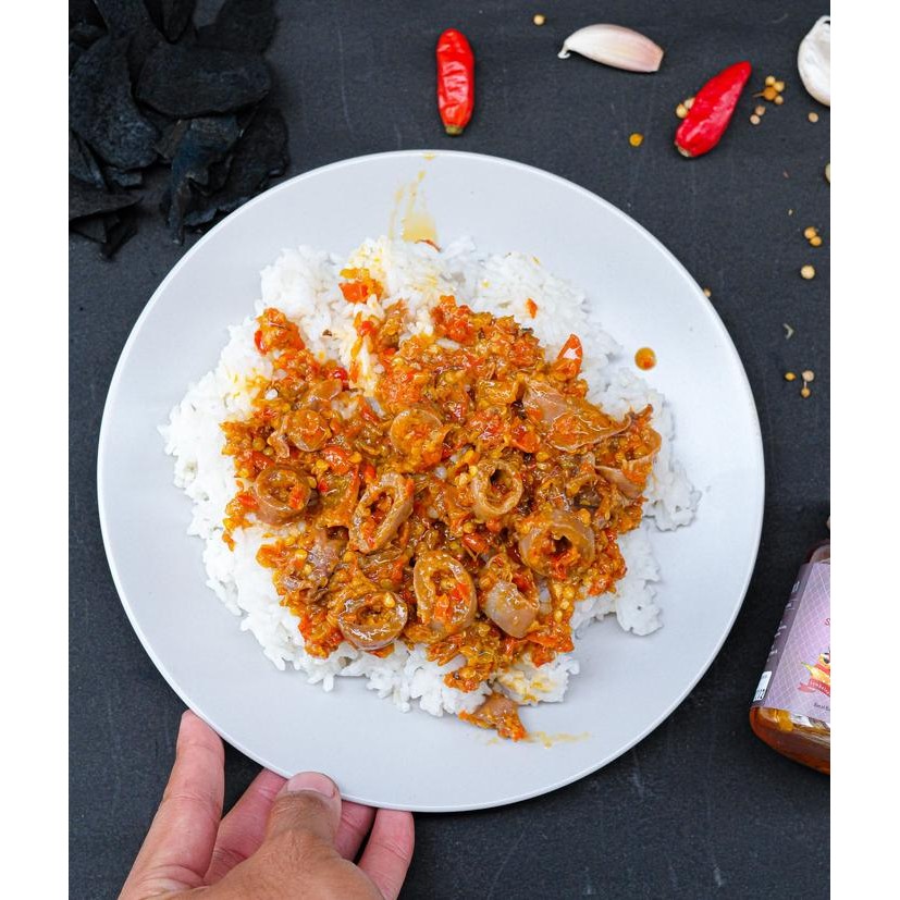 

Mamiseler45 - Sambal Bu Djui Sambal Curang Cumi Arang 150 G - Sambal Pedas Best Seller