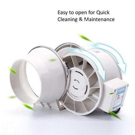 Promo Fan Ventilato Jendela Toilet Mountable Exhaust Fan/Kipas Angin Buang Diam Ekstraktor Terlariss