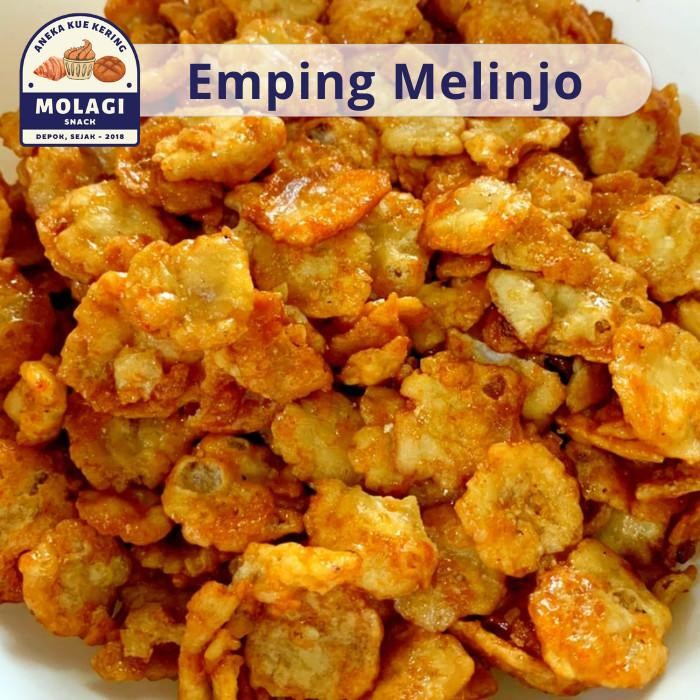 

1 KG - EMPING MELINJO PEDAS MANIS KILOAN - MOLAGI SNACK