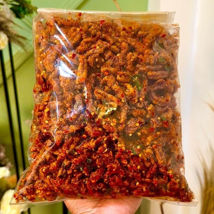 

USUS CRISPY PEDAS DAUN JERUK 1KG MAK IYOH