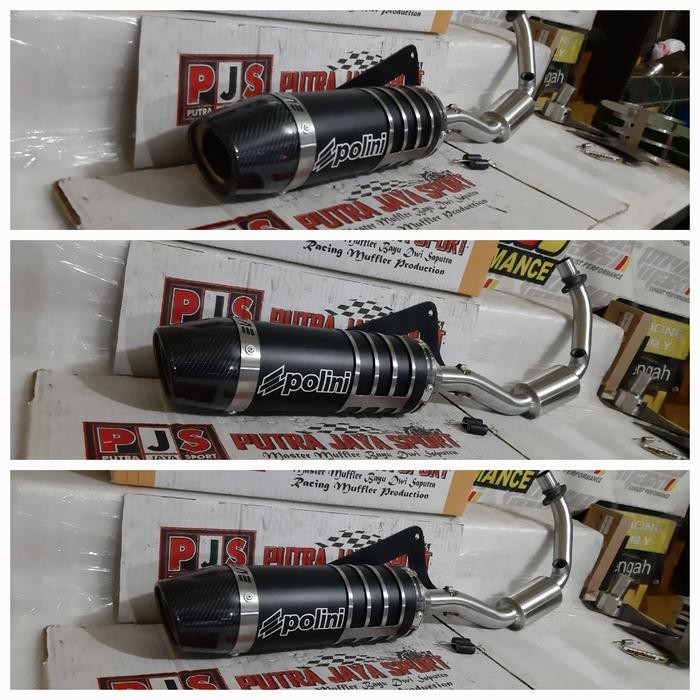 Knalpot Polini For Vespa Matic Spint/Primavera/Lx/Gts/Paranea/Vespa