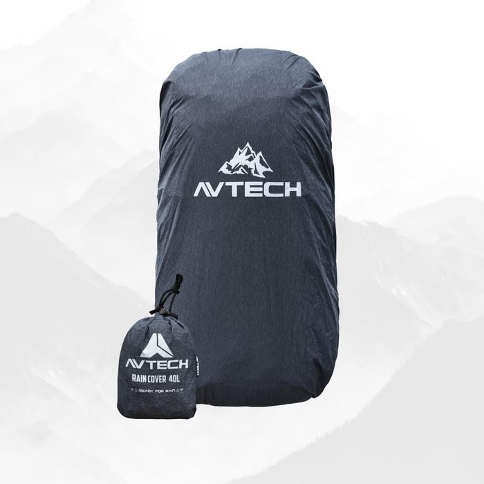 AVTECH - Rain Cover Bag Waterproof Pelindung Tas Anti Air 40-50 Liter - COVER CARRIER 40