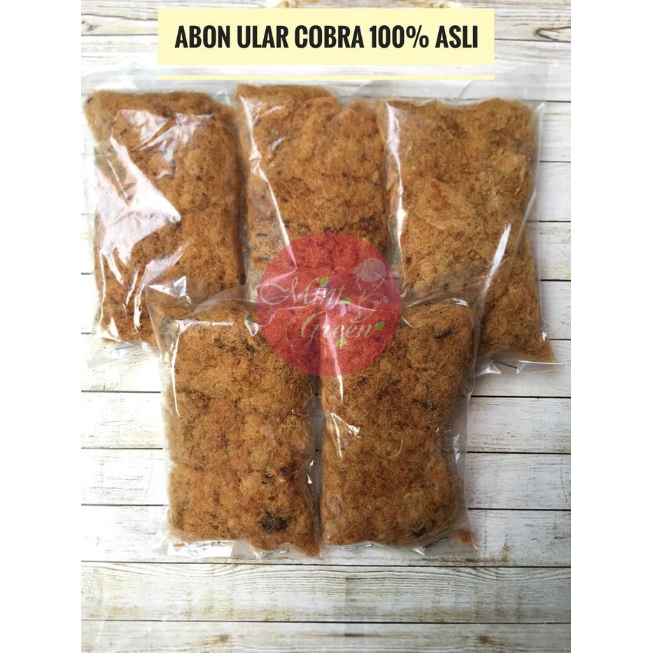 

Pilihan- Abon Ular Cobra Asli 100% - Obat Gatal Alami Tanpa Pengawet