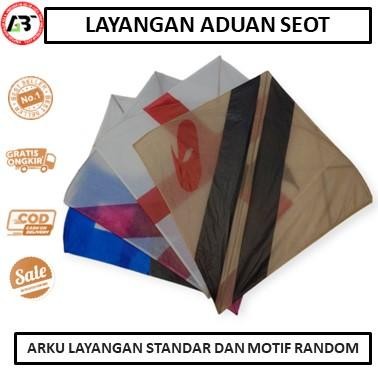 Layangan Aduan Seot / layang-layang Mainan Tradisional - Motif Random