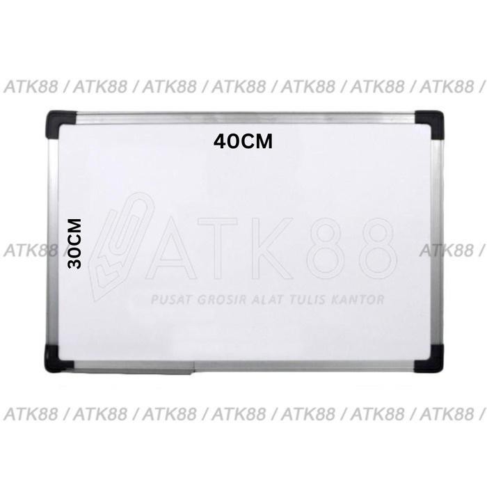 

Papan Tulis Magnetik ATK 88 / Whiteboard 30 x 40 Magnetic